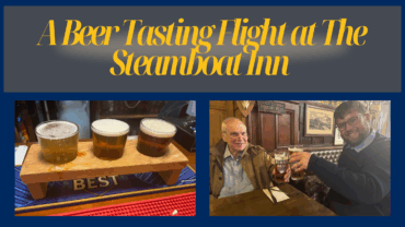 A Beer Tasting Flight at The Steamboat Inn