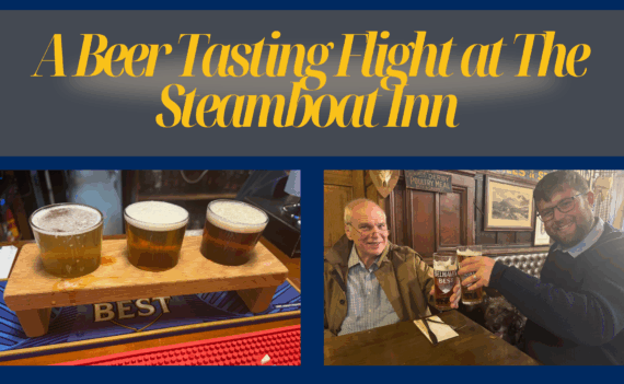 A Beer Tasting Flight at The Steamboat Inn